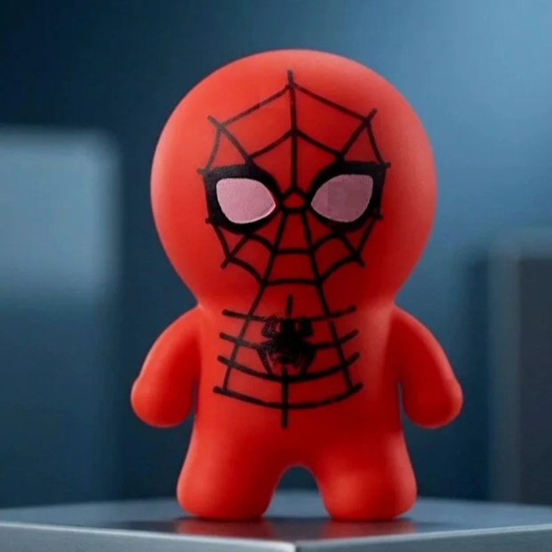 Spider-Man Squishy - 12'li Paket - Yumuşak Oyuncak - görsel 3